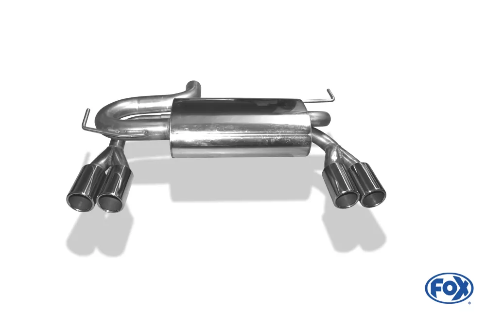 Audi A3 Typ 8L quattro  Endschalldämpfer Ausgang rechts/links Ø 63,5mm - 2x76 Typ 12 rechts/links
