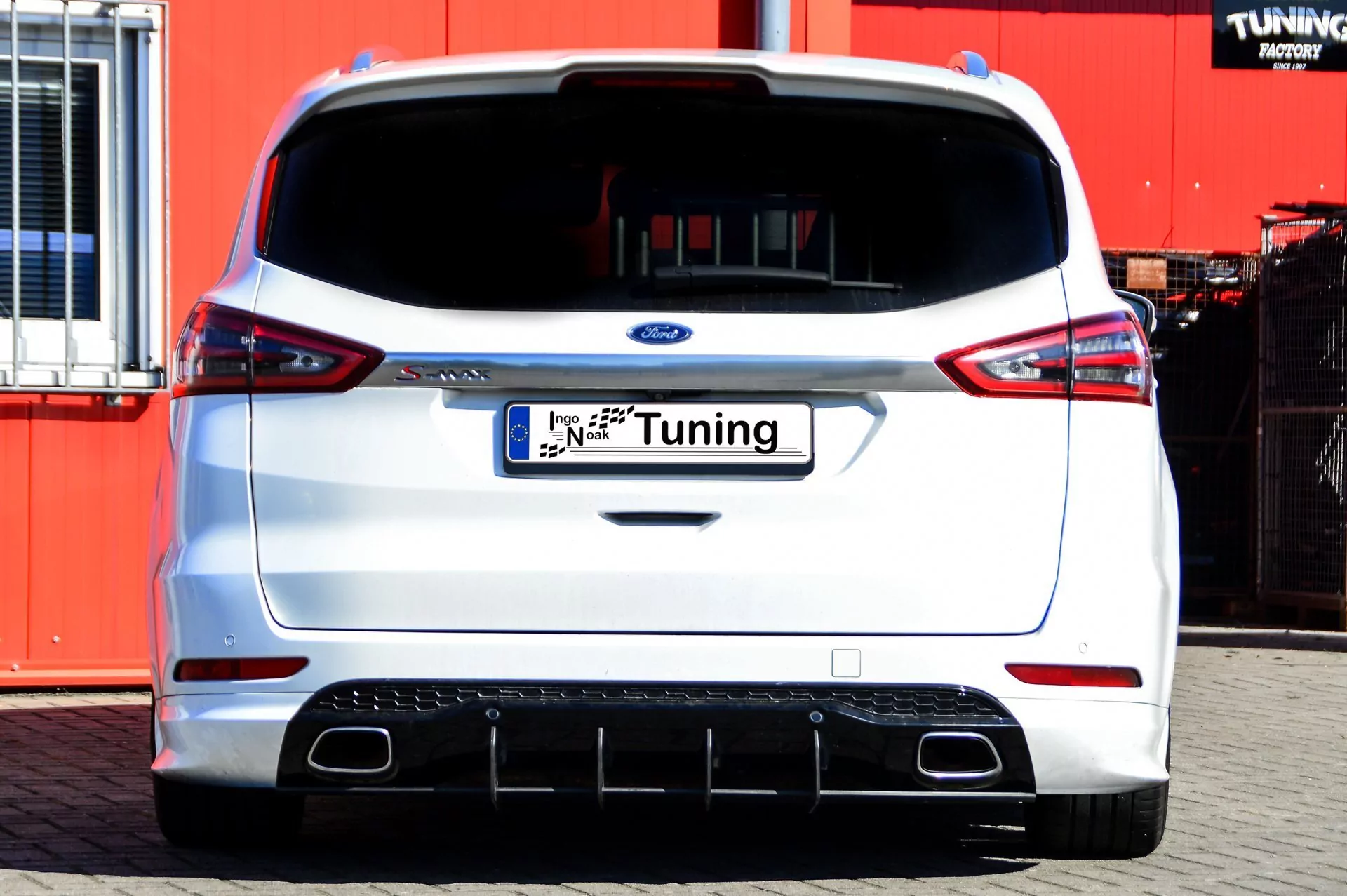 Heckansatz Diffusor für Ford S-Max 2 ST-Line ab Bj.2015-2019