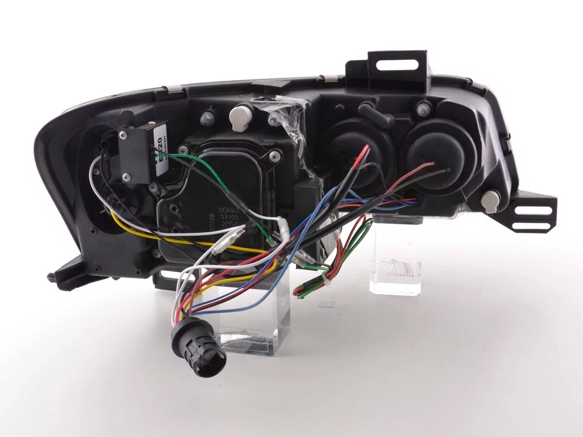 Scheinwerfer Set Daylight LED Tagfahrlicht Fiat Stilo Bj. 01-06 schwarz