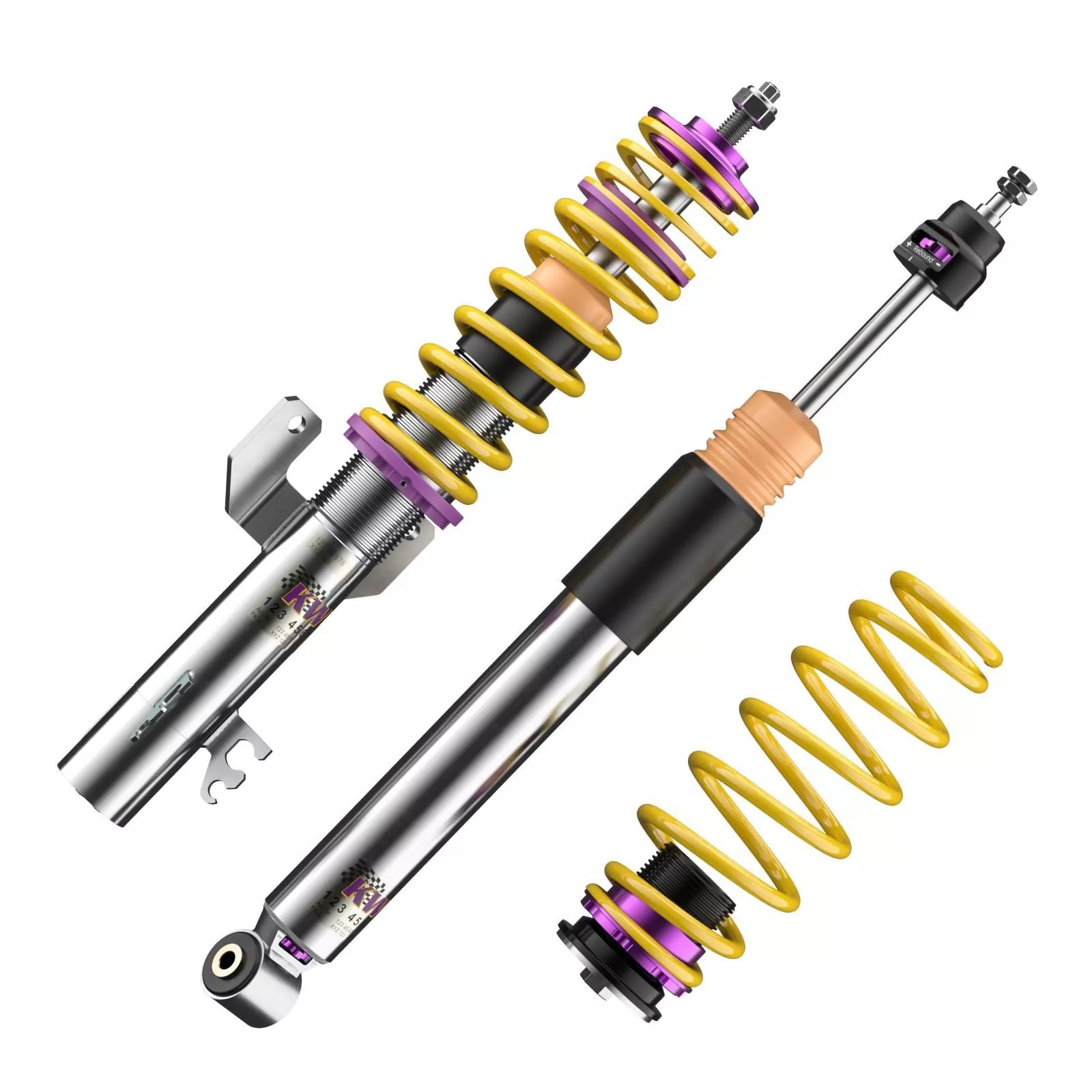 KW Gewindefahrwerk V3 inox VW POLO V (6R_, 6C_) 03/2009-