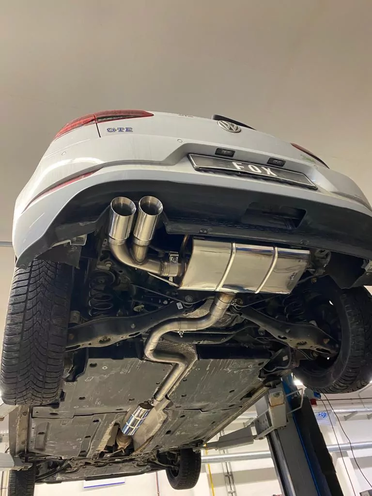 VW Golf VII - GTE  Endschalldämpfer - 2x80 Typ 25