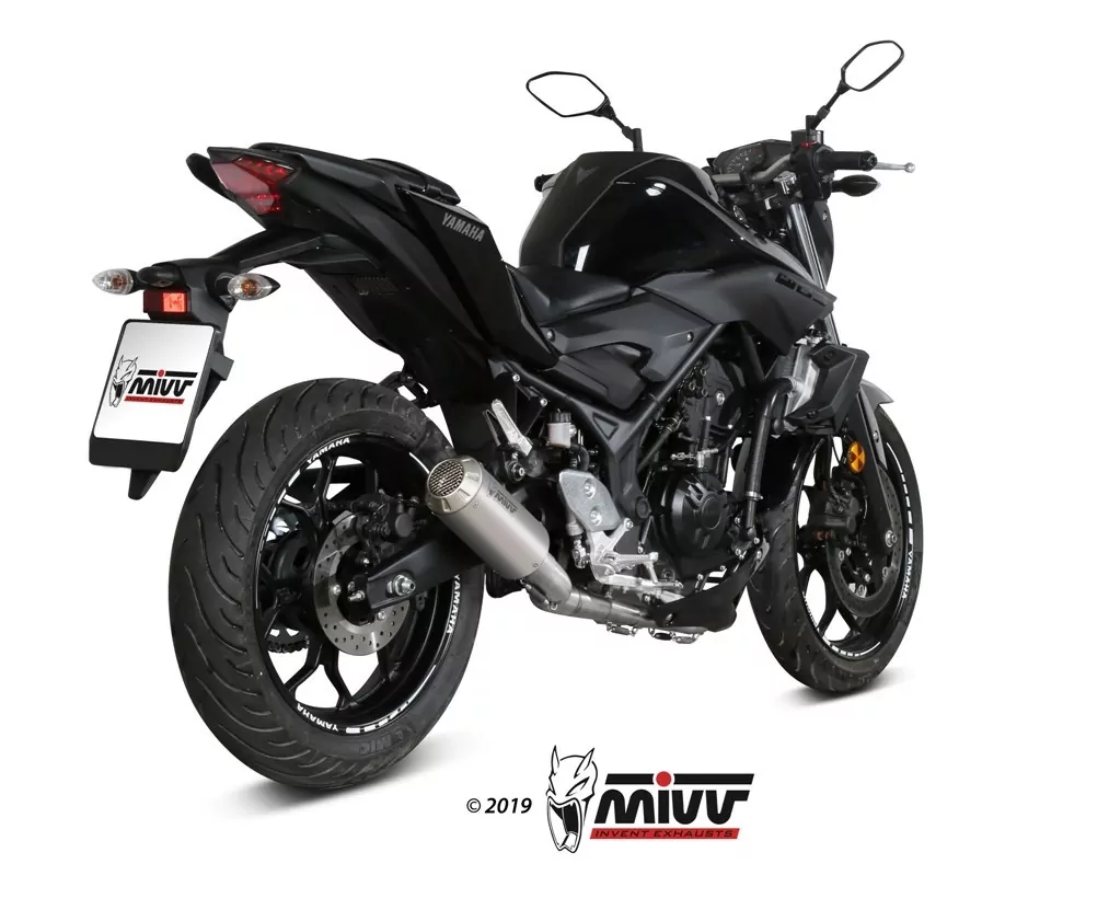 MIVV Komplettanlage MK3 Edelstahl YAMAHA YZF R25 2015 >