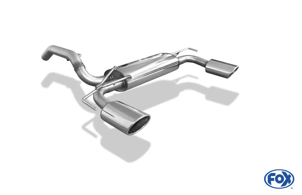 Opel Adam S  Endschalldämpfer quer Ausgang rechts/links - 115x85 Typ 44 rechts/links