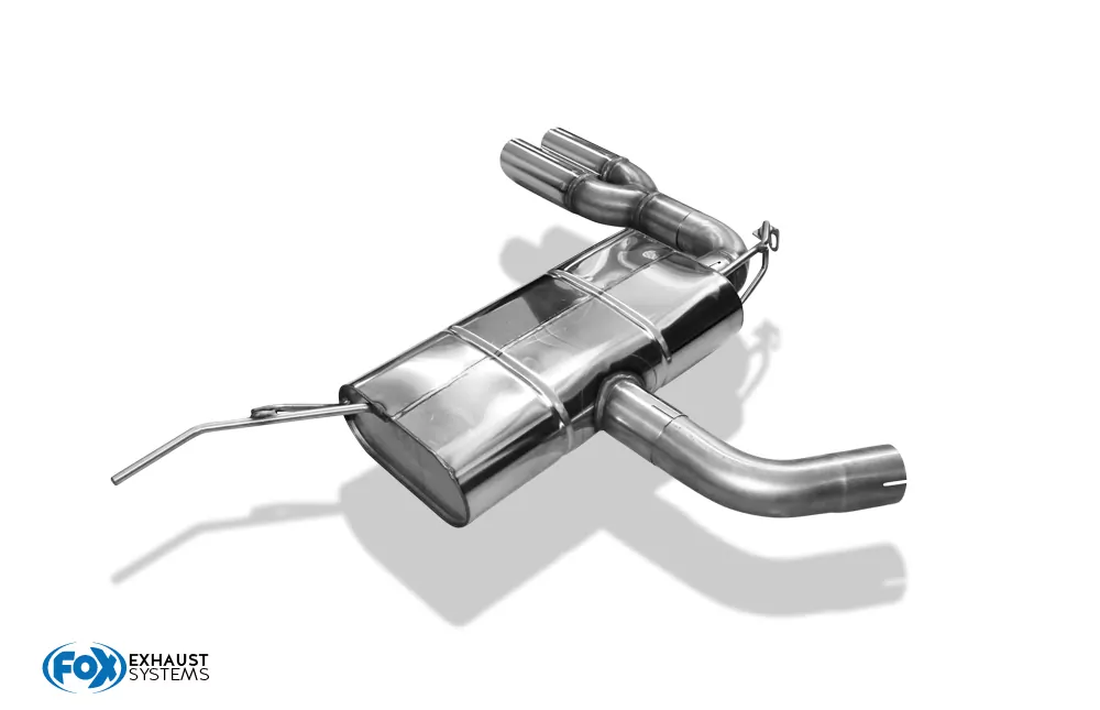 VW EOS - 1F  Endschalldämpfer einseitig - 2x76 Typ 17