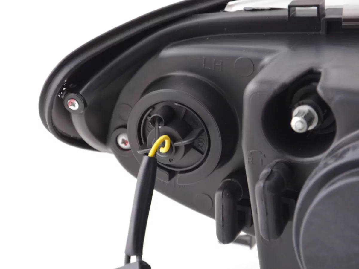 Scheinwerfer Set Angel Eyes BMW 3er E46 Limo/Touring Bj. 02-05 chrom für Rechtslenker