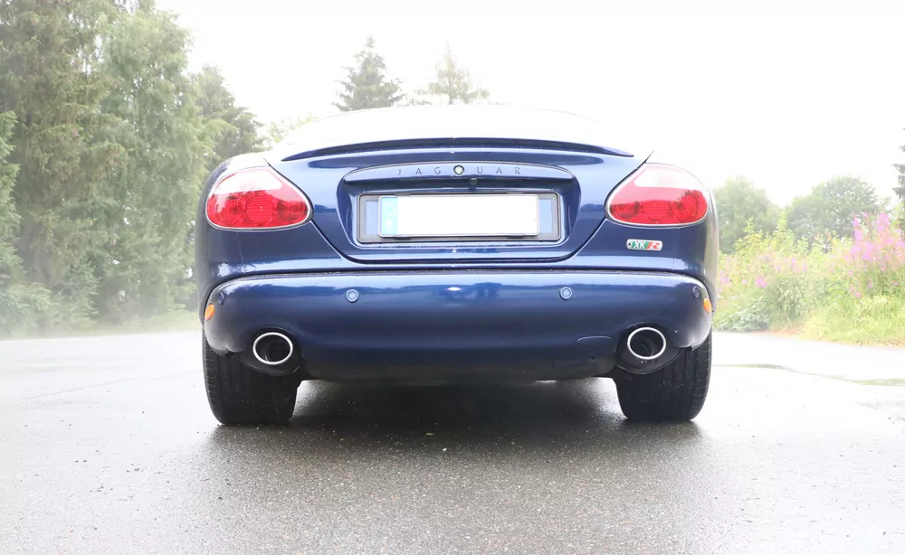 Jaguar XK8/ XKR Typ QEV/ QDV  Endschalldämpfer rechts/links Ø63,5 - 115x85 Typ 38 rechts/links
