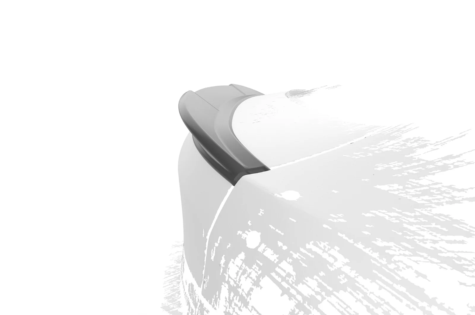 Heckflügel mit ABE für BMW X4 G02 HF011 Schwarz Strukturiert