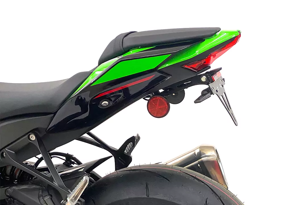 alpha Technik Kennzeichenhalter für Kawasaki Ninja ZX-10R ab Modelljahr 2022-