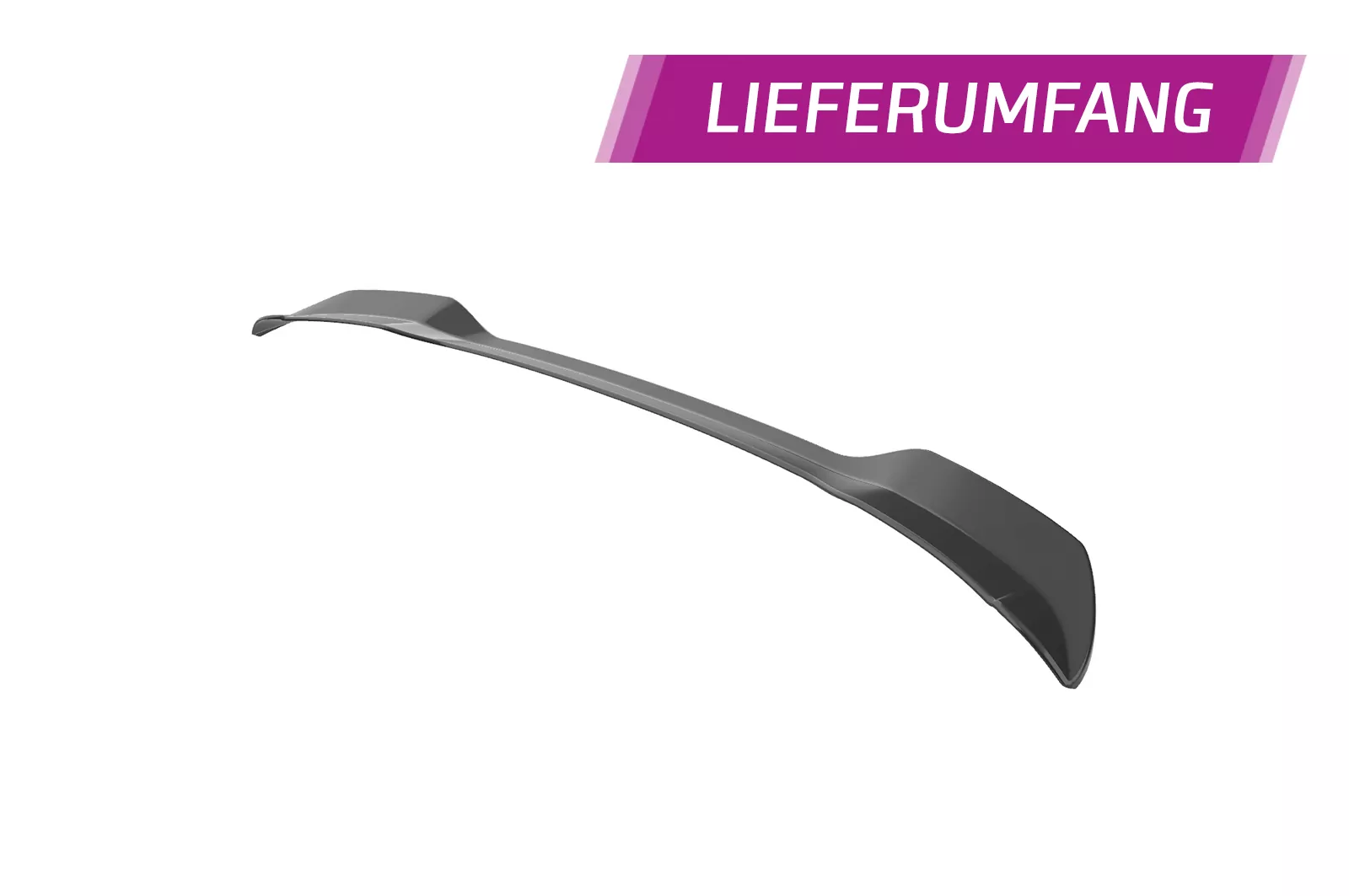 Heckflügel mit ABE für BMW X3 G01/ iX3 G08 HF854 Schwarz Strukturiert