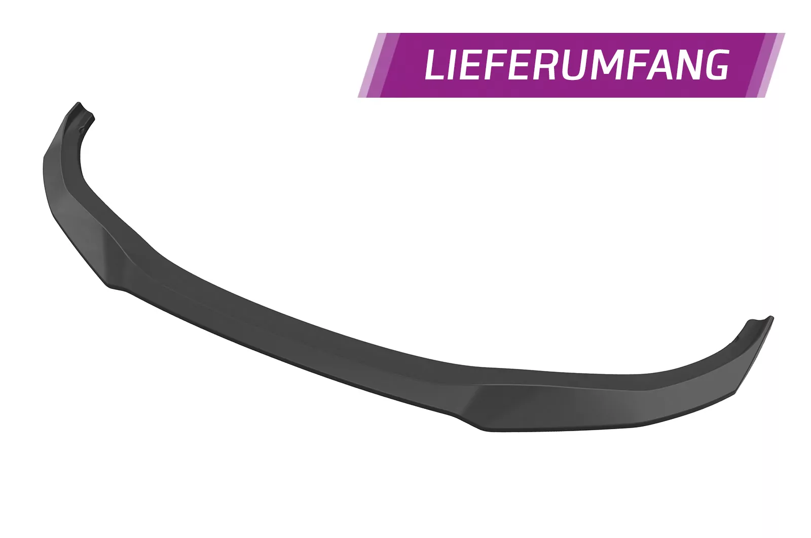 Cup-Spoilerlippe mit ABE für BMW 4er (G26) / i4 M-Paket CSL668 Schwarz Strukturiert