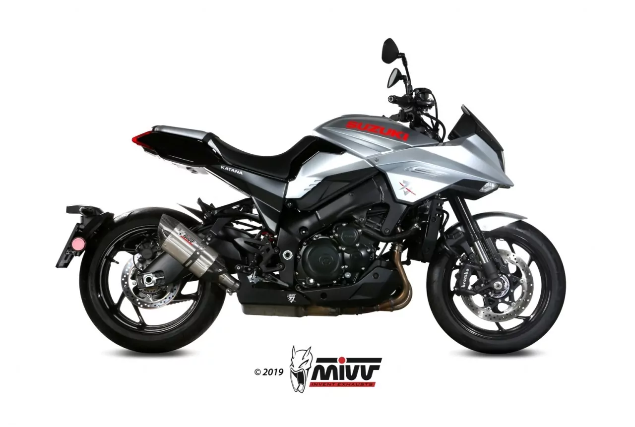 MIVV SUONO Edelstahl SUZUKI GSX-S 1000 KATANA 2019 > 2020