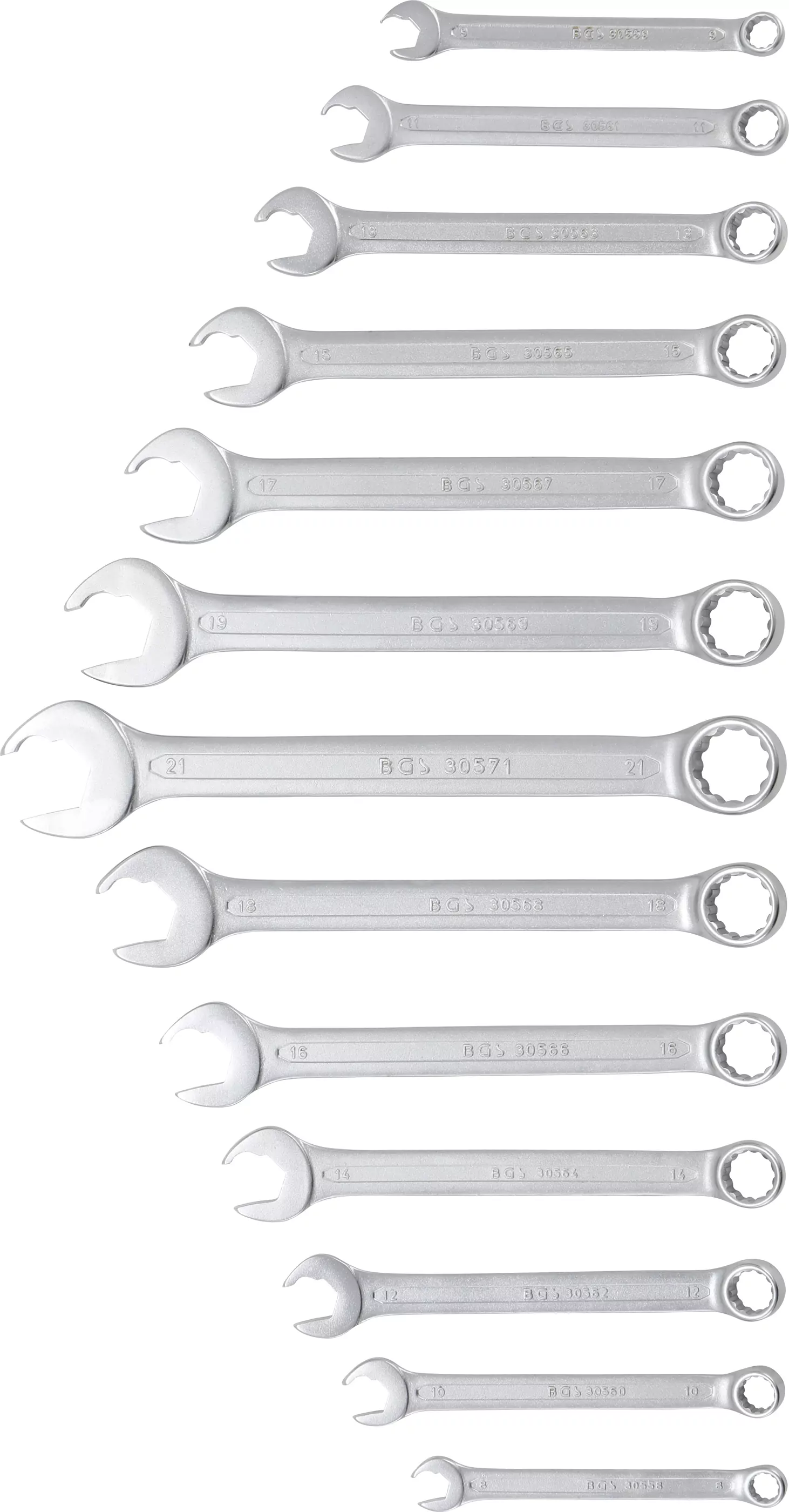 Maul-Ringschlüssel-Satz | Maulseite mit Ratschenfunktion | SW 8 - 21 mm | 13-tlg.