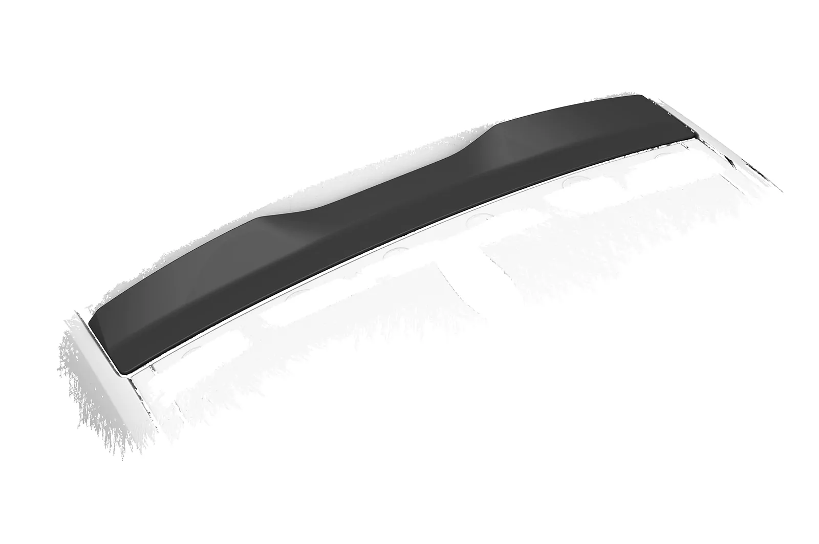 Heckscheibenblende für Polestar 2 HSB117 Schwarz Strukturiert