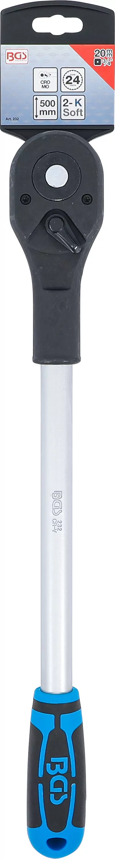 Umschaltknarre | Abtrieb Außenvierkant 20 mm (3/4")