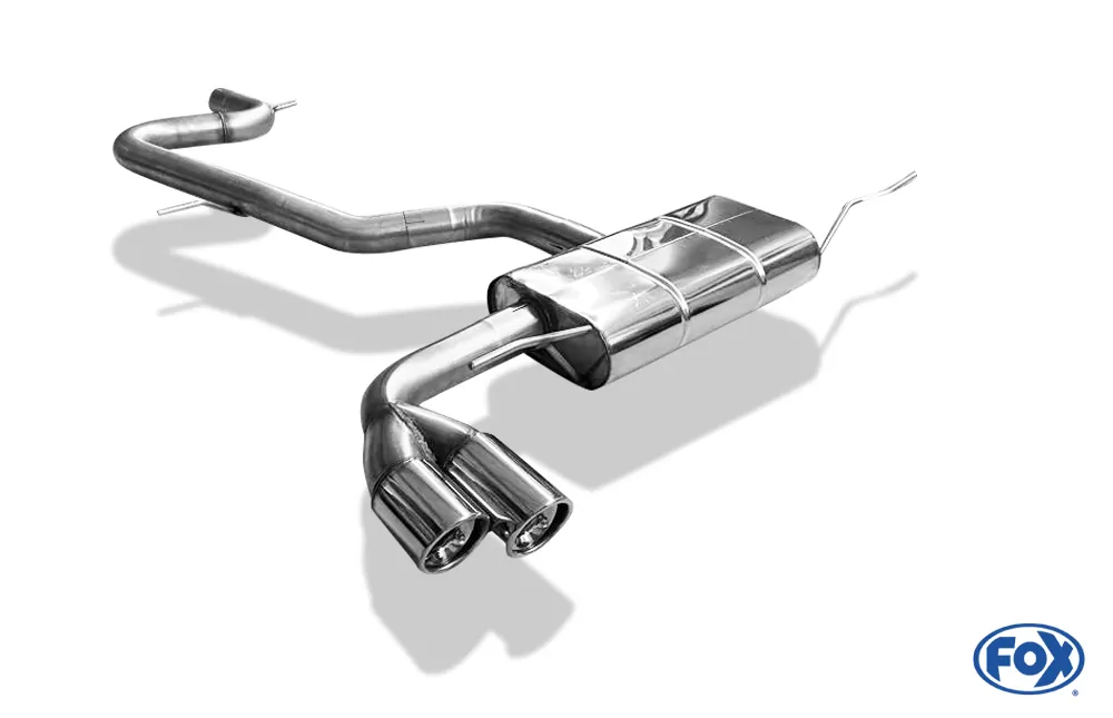 Audi TT 8J 1,8l  Endschalldämpfer - 2x90 Typ 17