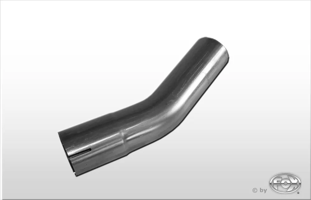 Uni-Rohrbogen 30° geweitet - d1Ø 101,6mm  Schenkellänge L1: ca. 250mm - Radius: 150mm