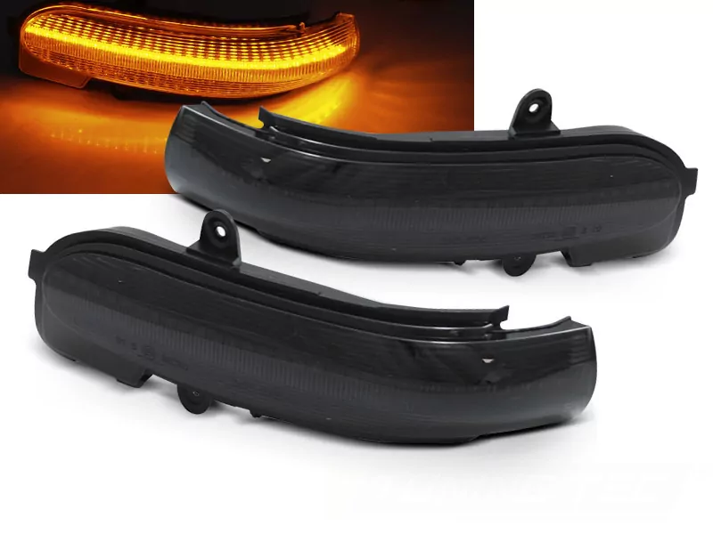 Indicator In The Mirror Smoke Led Seq Fits  Mercedes W203 T203 Cl203 00-07