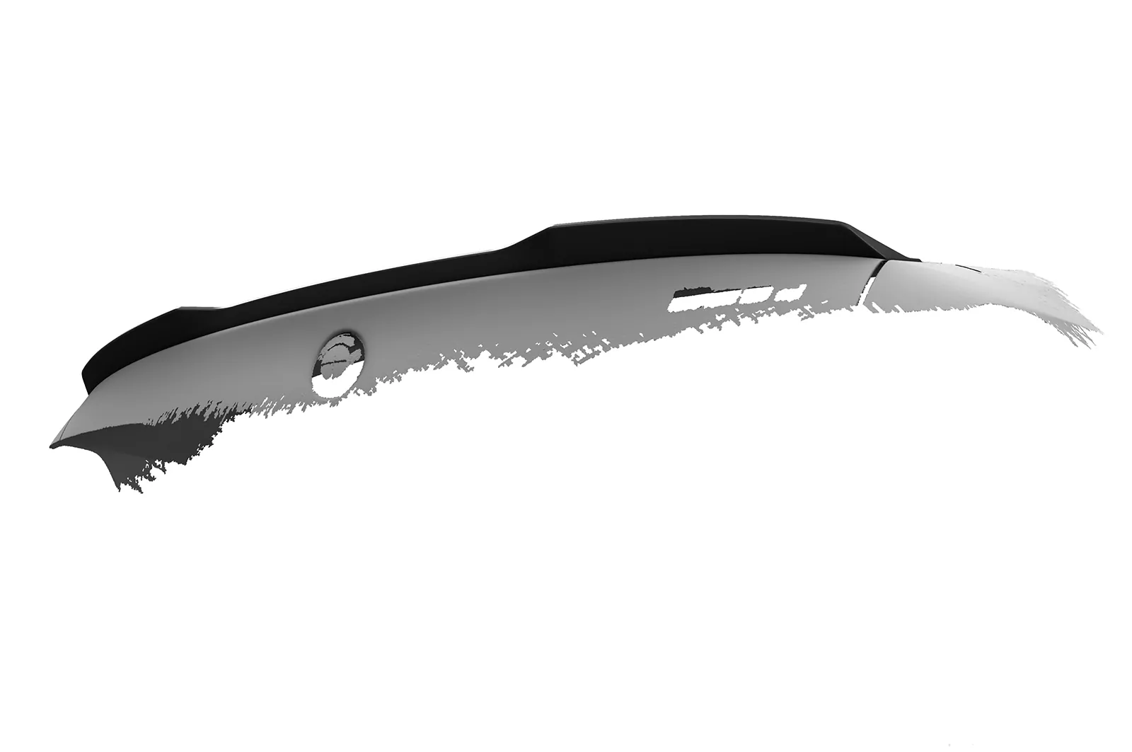 Heckflügel mit ABE für BMW 5er / i5 G60 HF155 Schwarz Strukturiert