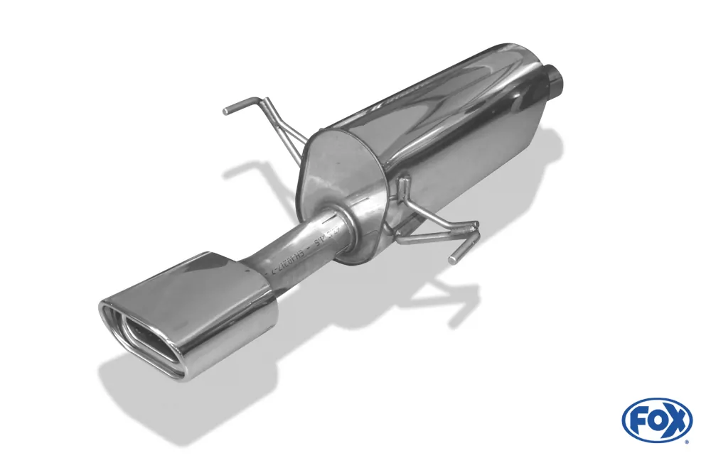 Opel Astra H Caravan Turbo  Endschalldämpfer Ø63,5mm - 135x80 Typ 53