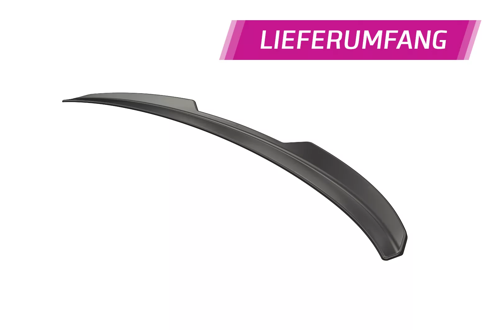 Heckflügel mit ABE für BMW 4er G22 Coupe HF836 Schwarz Strukturiert