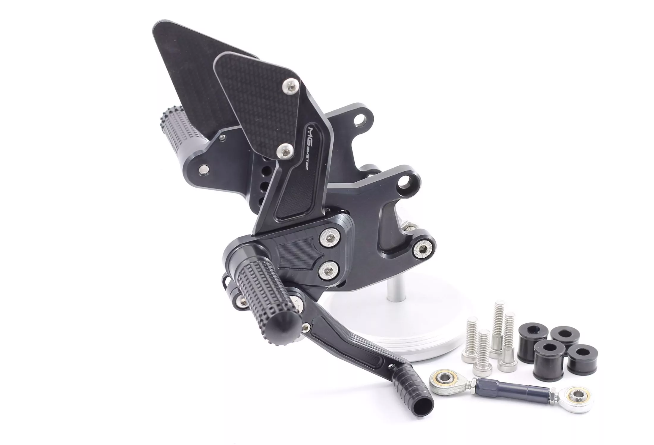 MG Biketec Sportfussrastenanlage / Rastenanlage / Fußrastenanlage mit ABE, gültig in D - A - CH für KTM 1190 RC8 ab 2008