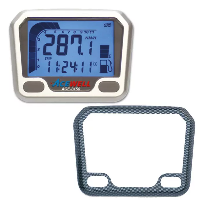 Multifunktionelles Digitalinstrument, Carbon, Nur Für Yfm 660/700, Tacho-drehzahlme.-uhr-tankan.