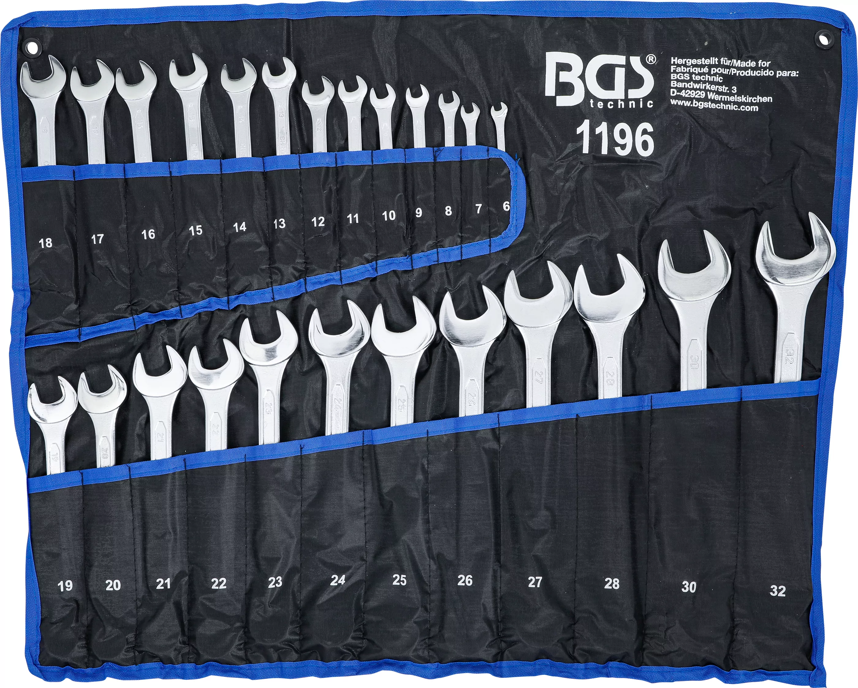 Maul-Ringschlüssel-Satz | SW 6 - 32 mm | 25-tlg.