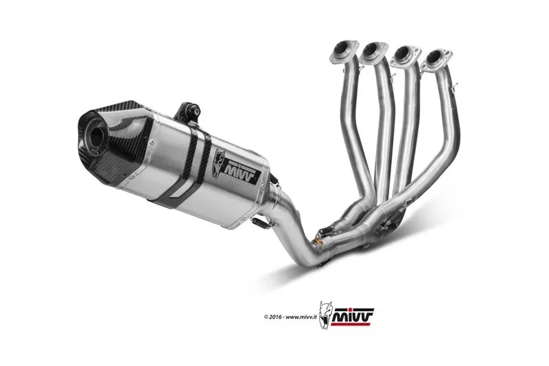 MIVV Komplettanlage EVO 4x2x1 Racing Speed Edge Volltitan Kawasaki ZX-6 R 09-16