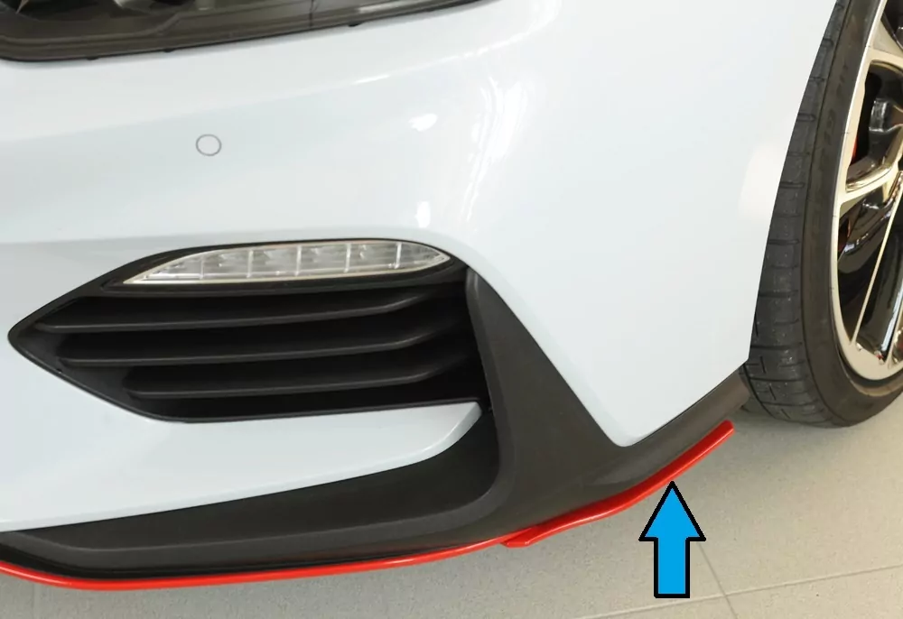 Rieger Spoilerschwert seitlich links für Hyundai i30 N-Performance  (PDE) 5-tür. (Schrägheck) 05.21- (ab Facelift)