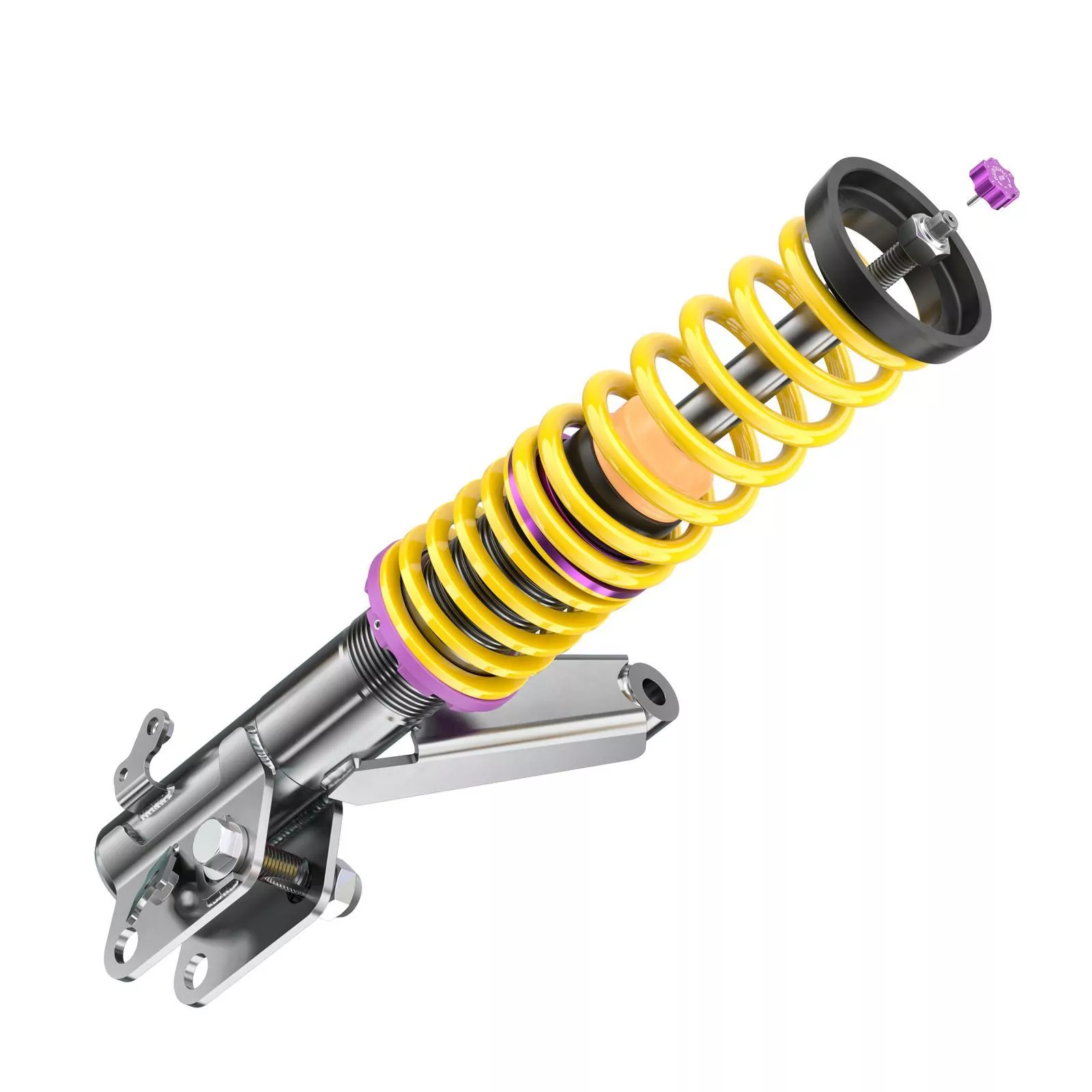 KW Gewindefahrwerk V2 inox HONDA CIVIC VII Stufenheck (ES, ET) 10/2000-04/2006