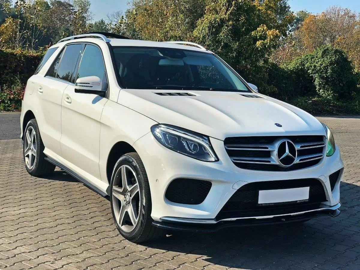 Seitenschweller Ansatz Passend Für Passend Für Mercedes GLE W166 AMG-Line Schwarz Hochglanz Schwarz Hochglanz