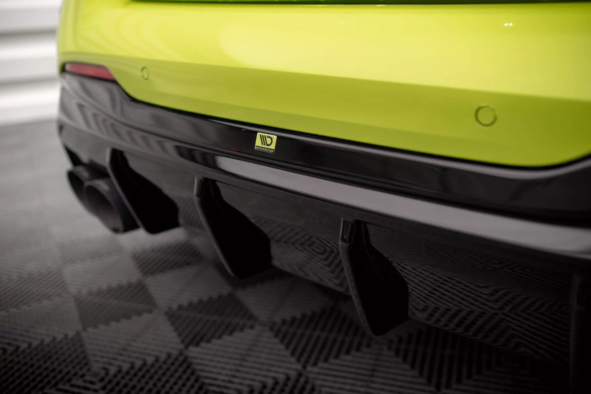 Diffusor Heck Ansatz V.3 Für BMW 1er F40 M-Paket/ M135i (Doppelauspuffversion)