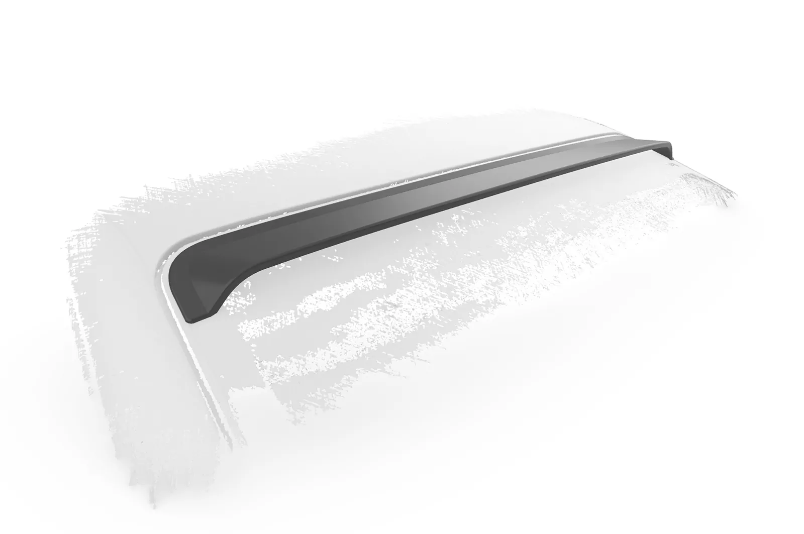 Heckscheibenblende für BMW 3er E36 Coupe HSB091 Schwarz Strukturiert