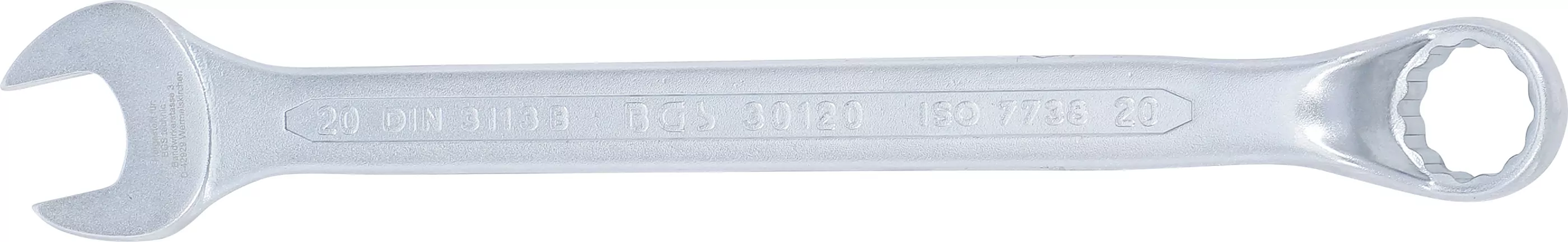 Maul-Ringschlüssel, gekröpft | SW 20 mm