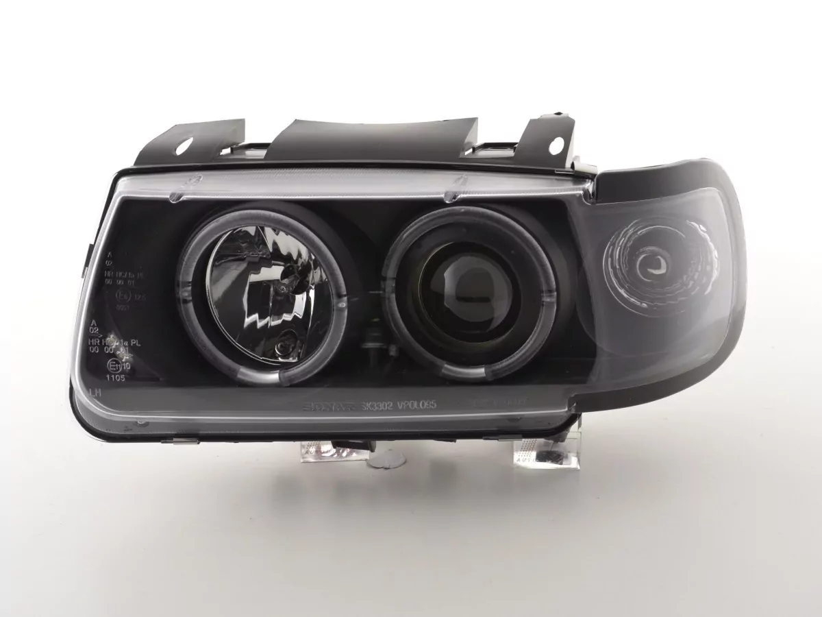 Scheinwerfer Set VW Polo Typ 6N Bj. 94-99 schwarz