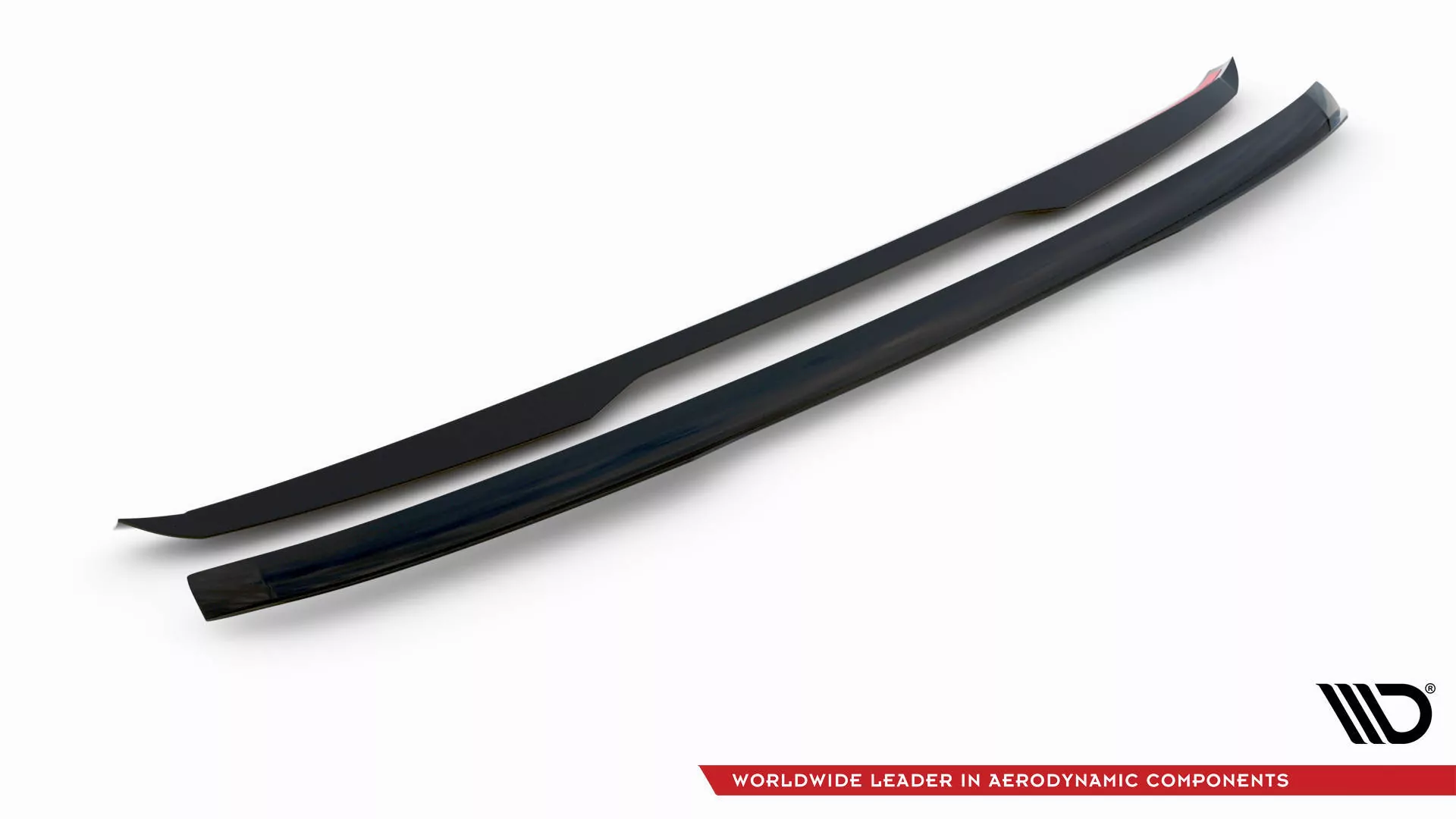 Spoiler CAP Für Ford Tourneo Custom Mk1 Facelift Schwarz Hochglanz