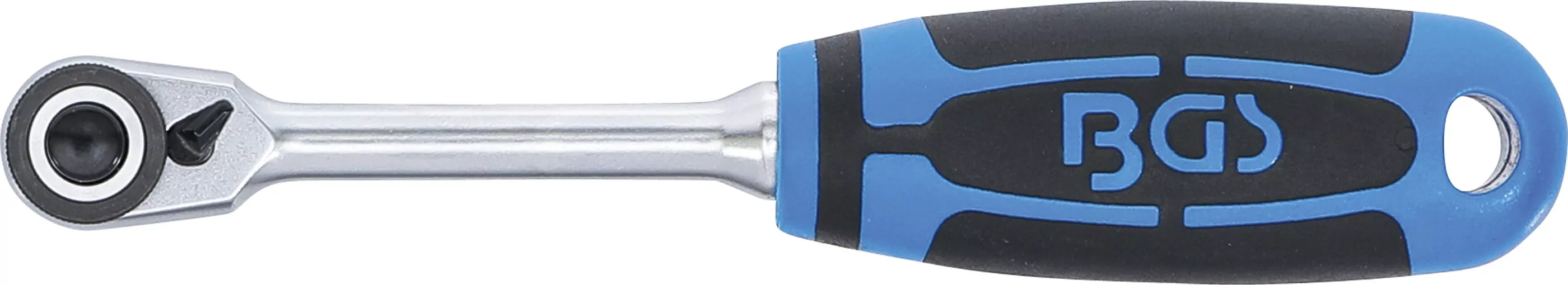 Umschaltknarre | feinverzahnt | Abtrieb Außenvierkant 6,3 mm (1/4")