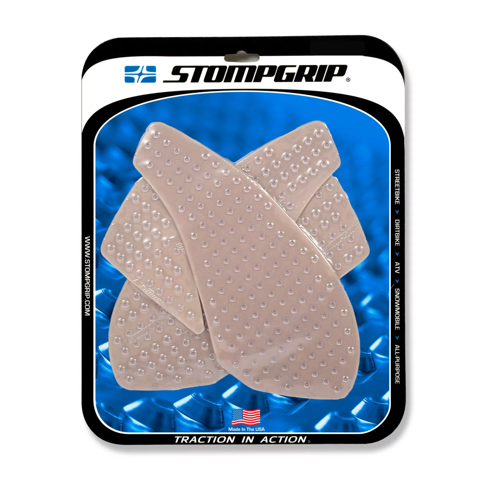 Stompgrip Traction Pad Volcano für Kawasaki Ninja ZX-6R 07-08 Klar