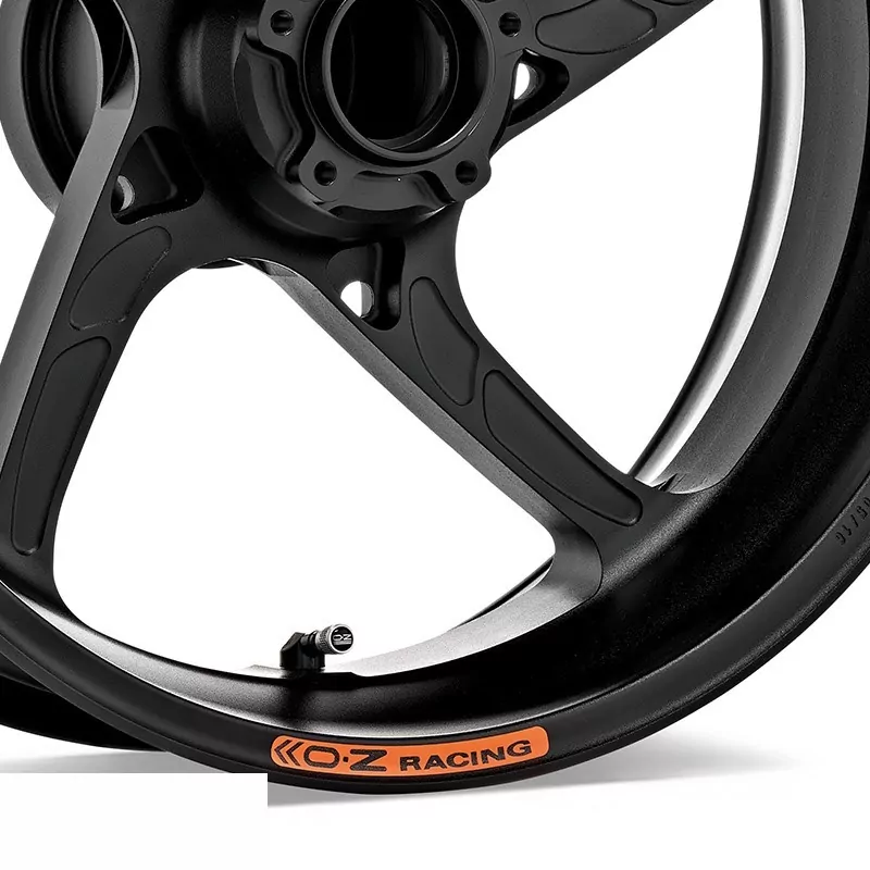 OZ Piega Aluminium Satz in schwarz matt für Kawasaki Z900RS ZR900C / ZR900K 2018-2023