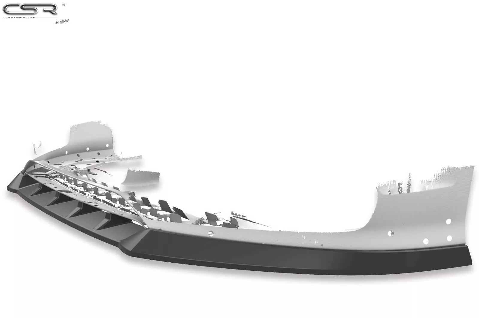 Cup-Spoilerlippe mit ABE für Audi A3 8V Cabrio S-Line vor Facelift CSL453-M Carbon Look (matt)