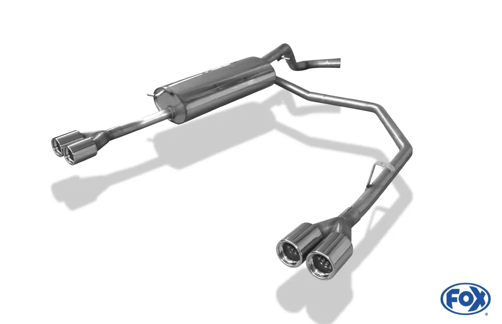 VW Golf IV Variant  Endschalldämpfer Ausgang rechts/links - 2x76 Typ 13 rechts/links