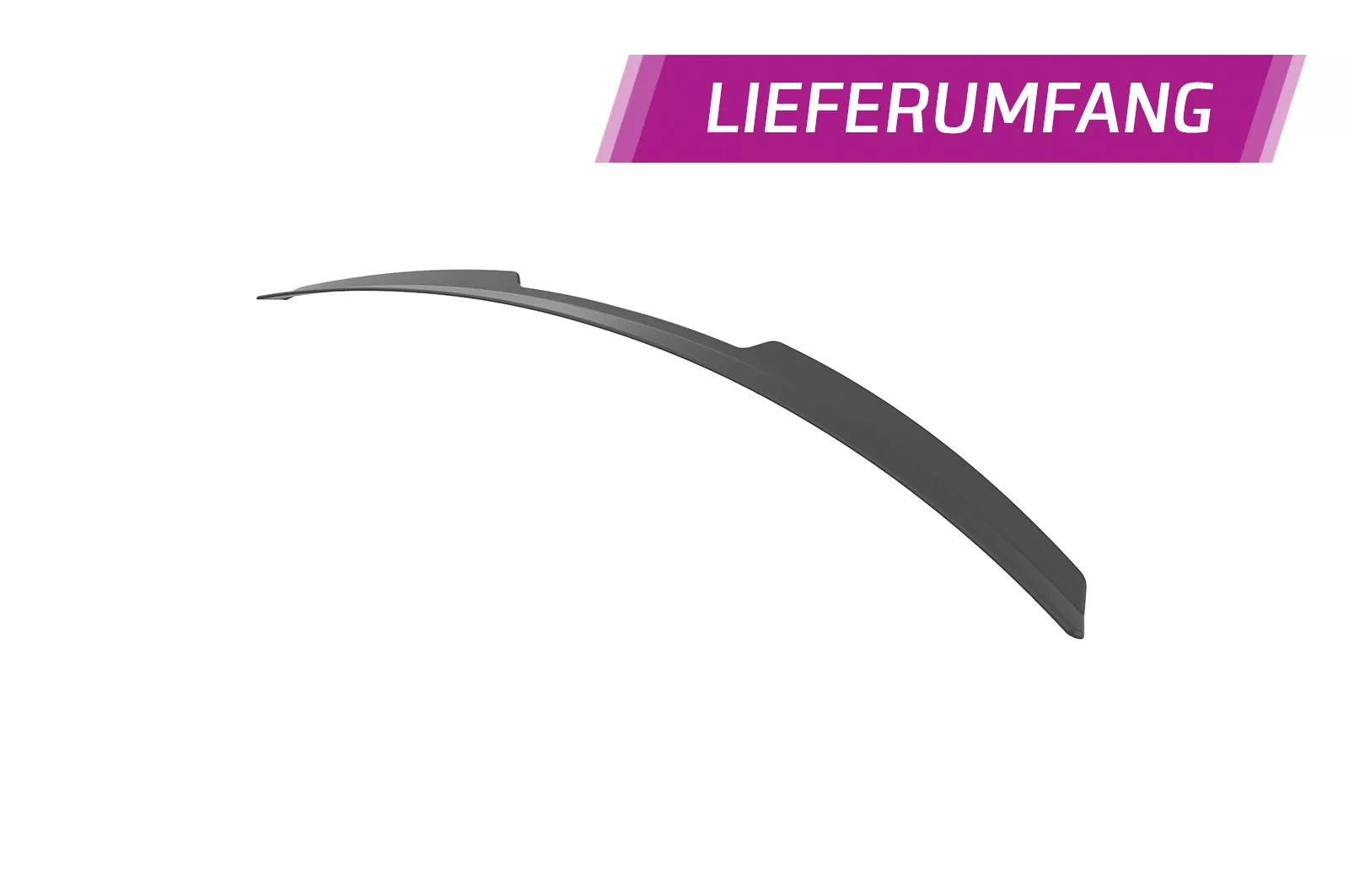 Heckflügel mit ABE für Mercedes Benz CLS (C257) HF874 Schwarz Strukturiert