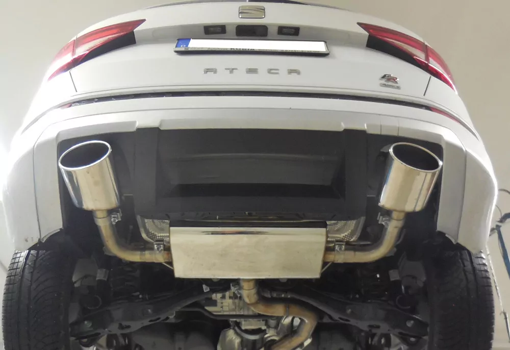 Seat Ateca 5FP - 4x4  Endschalldämpfer quer Ausgang rechts/links - 160x90 Typ 38 rechts/links