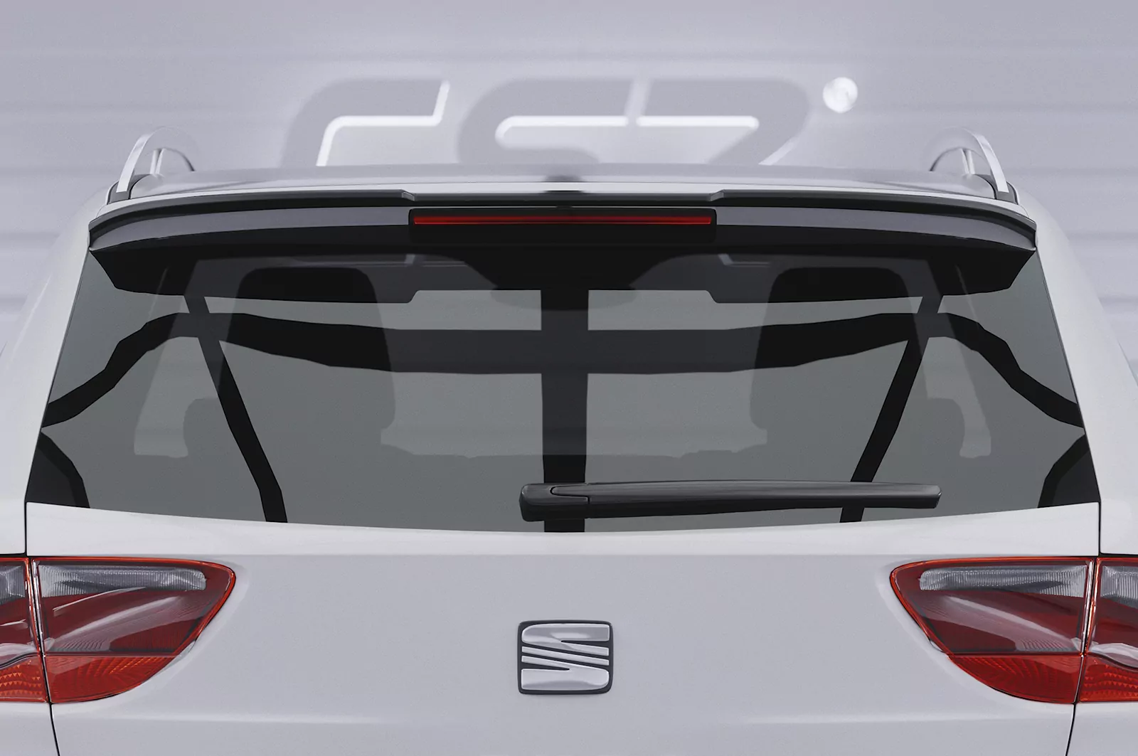 Heckflügel mit ABE für Seat Exeo ST (3R) HF611 Strukturiert (schwarz matt)