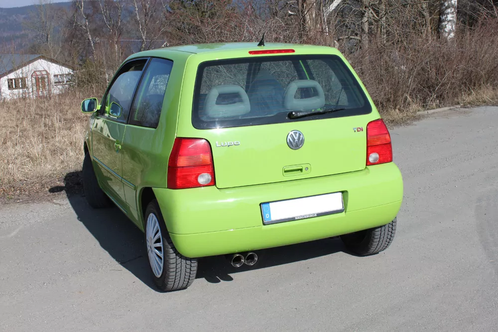 Seat Arosa 6H/ VW Lupo 6X Endschalldämpfer - 2x76 Typ 25