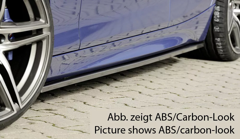 Rieger Seitenschwelleransatz für BMW 1er F20  (1K4) | Lim. / 4-tür. 05.2015- (ab Facelift) LCI nur für M-Paket-Schweller