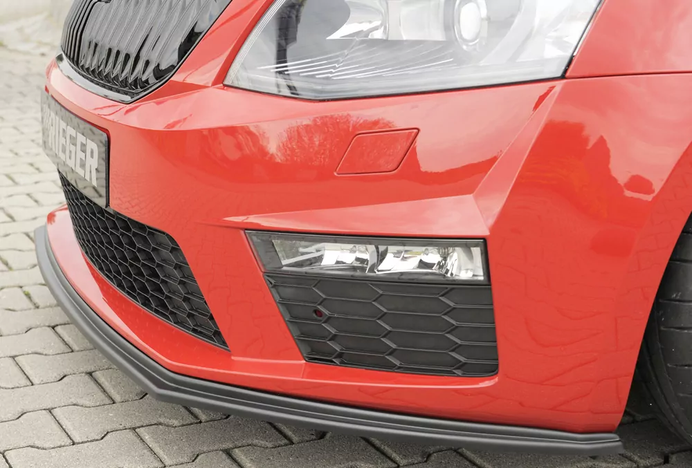 Rieger Spoilerschwert für Skoda Octavia RS (5E) | Combi 06.13-01.17 (bis Facelift) für orig. RS-Frontschürze