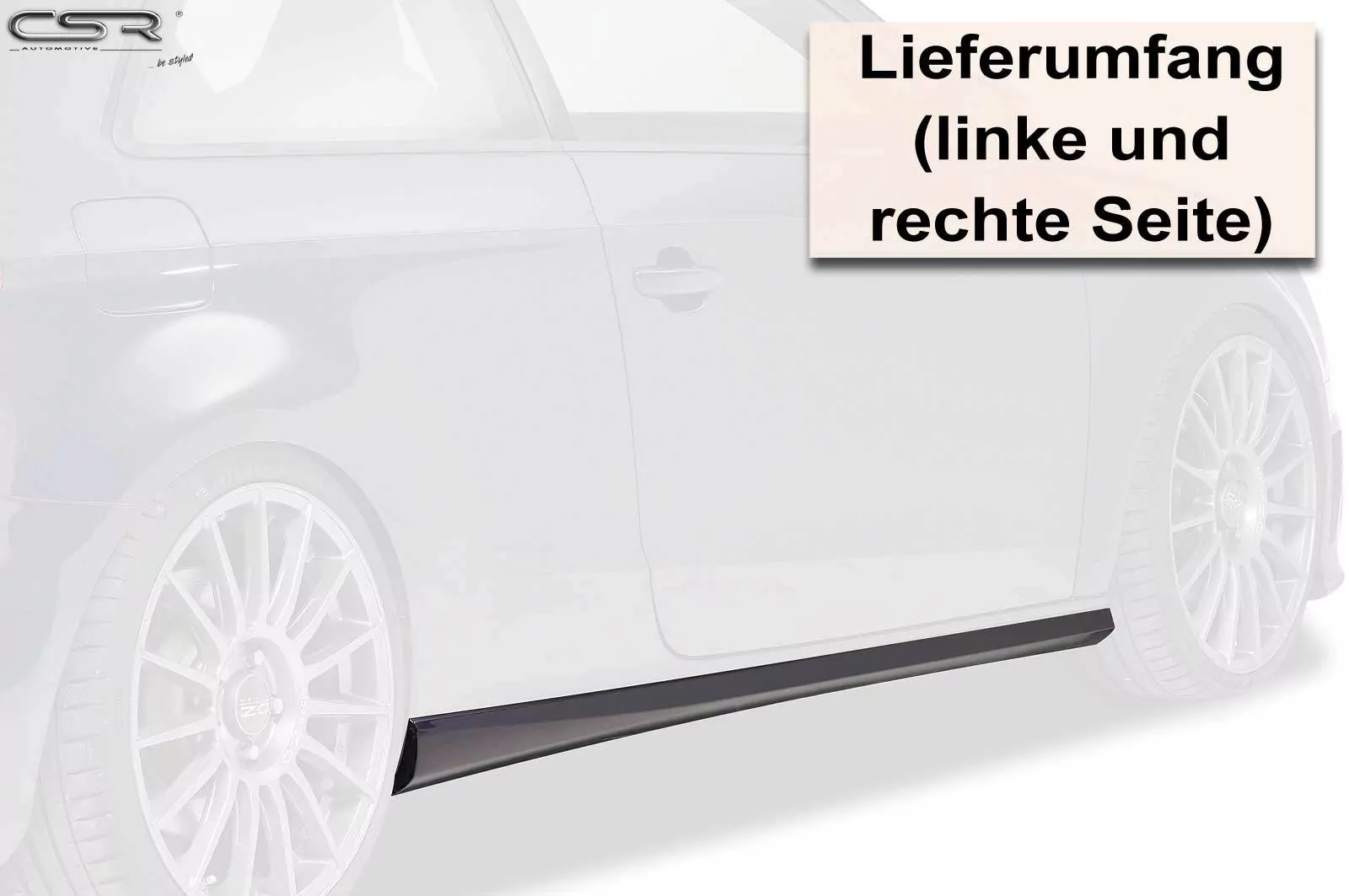 Seitenschweller S-Line Design für Audi A3 8V 3-Türer SS439