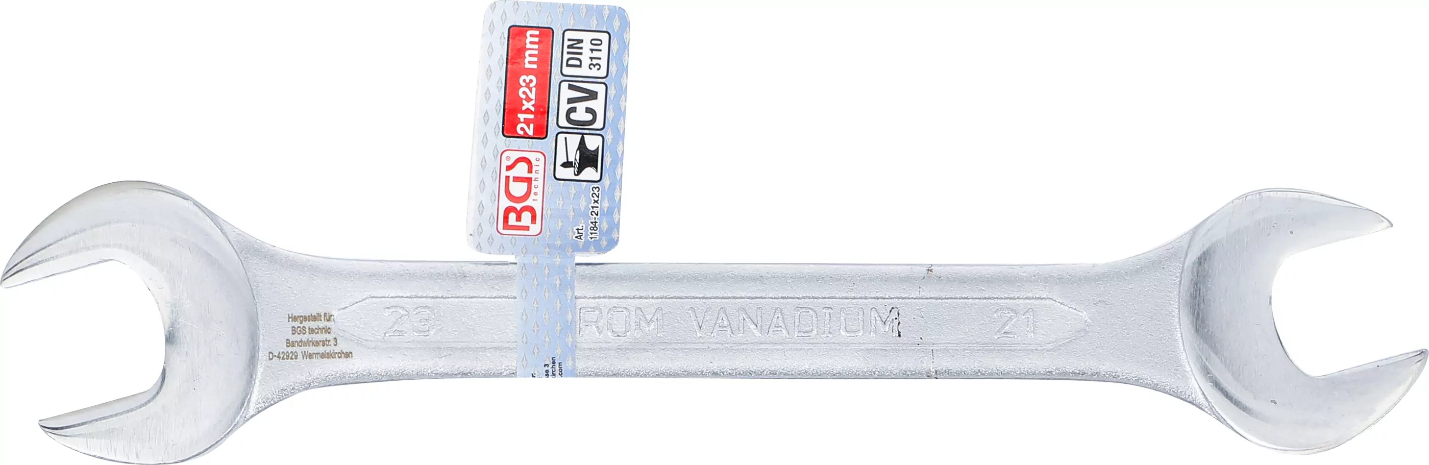 Doppel-Maulschlüssel | SW 21 x 23 mm