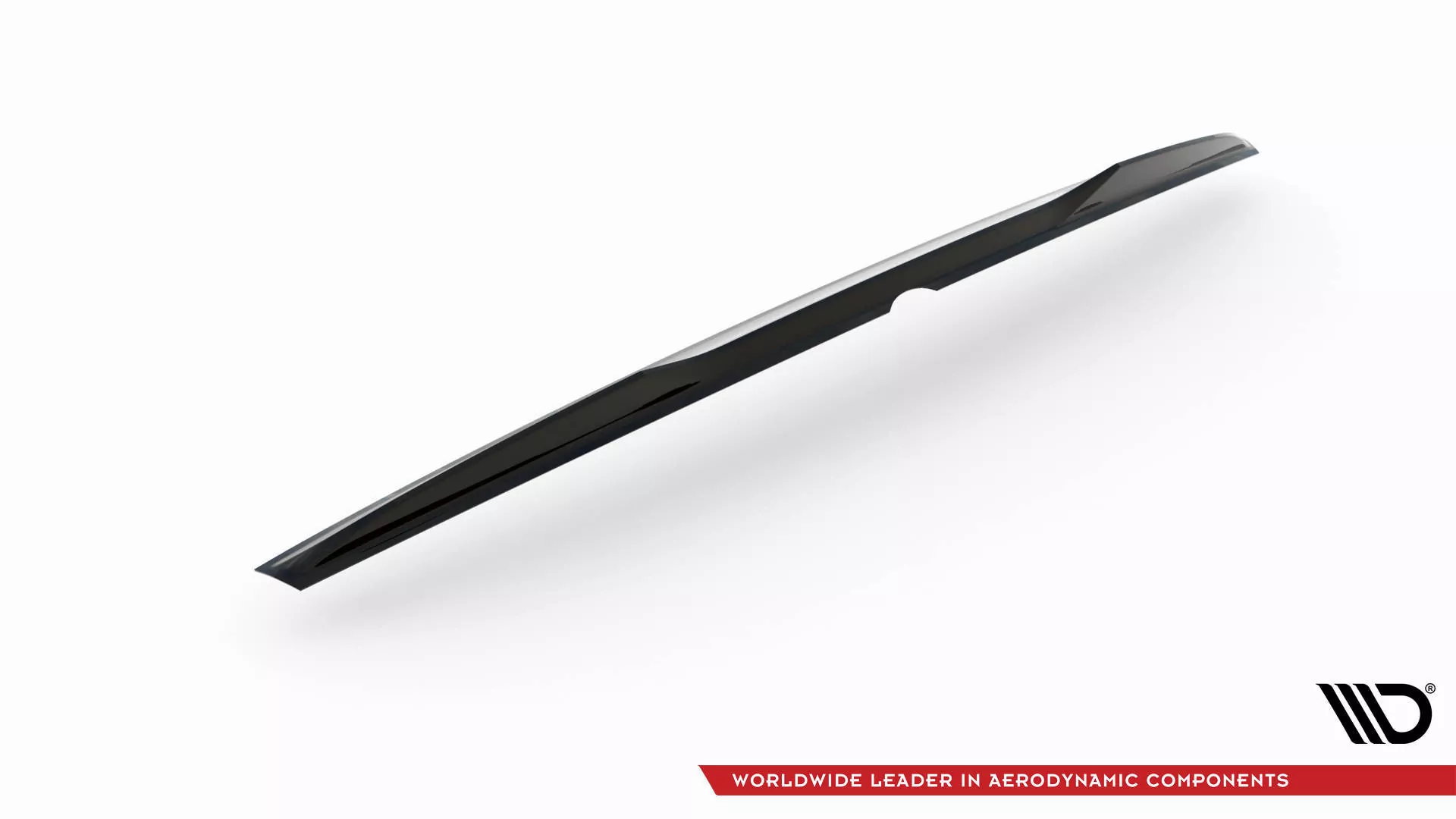 Spoiler CAP Für 3D Mercedes-Benz S W222 / W222 Facelift Schwarz Hochglanz